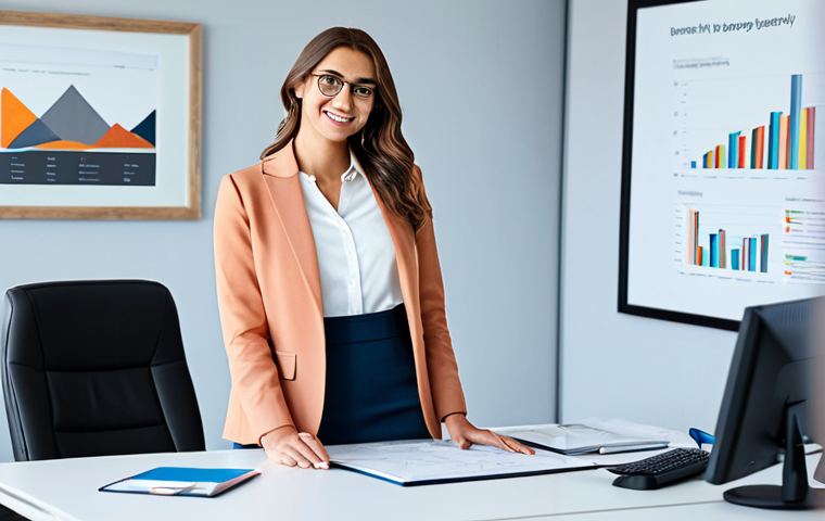 **

"A young professional in a modest business casual outfit, confidently presenting a project update in a bright, modern office space, fully clothed, appropriate content, safe for work, perfect anatomy, correct proportions, professional attire, friendly atmosphere, family-friendly, high resolution, detailed textures, well-formed hands, proper finger count, natural body proportions, professional"

**