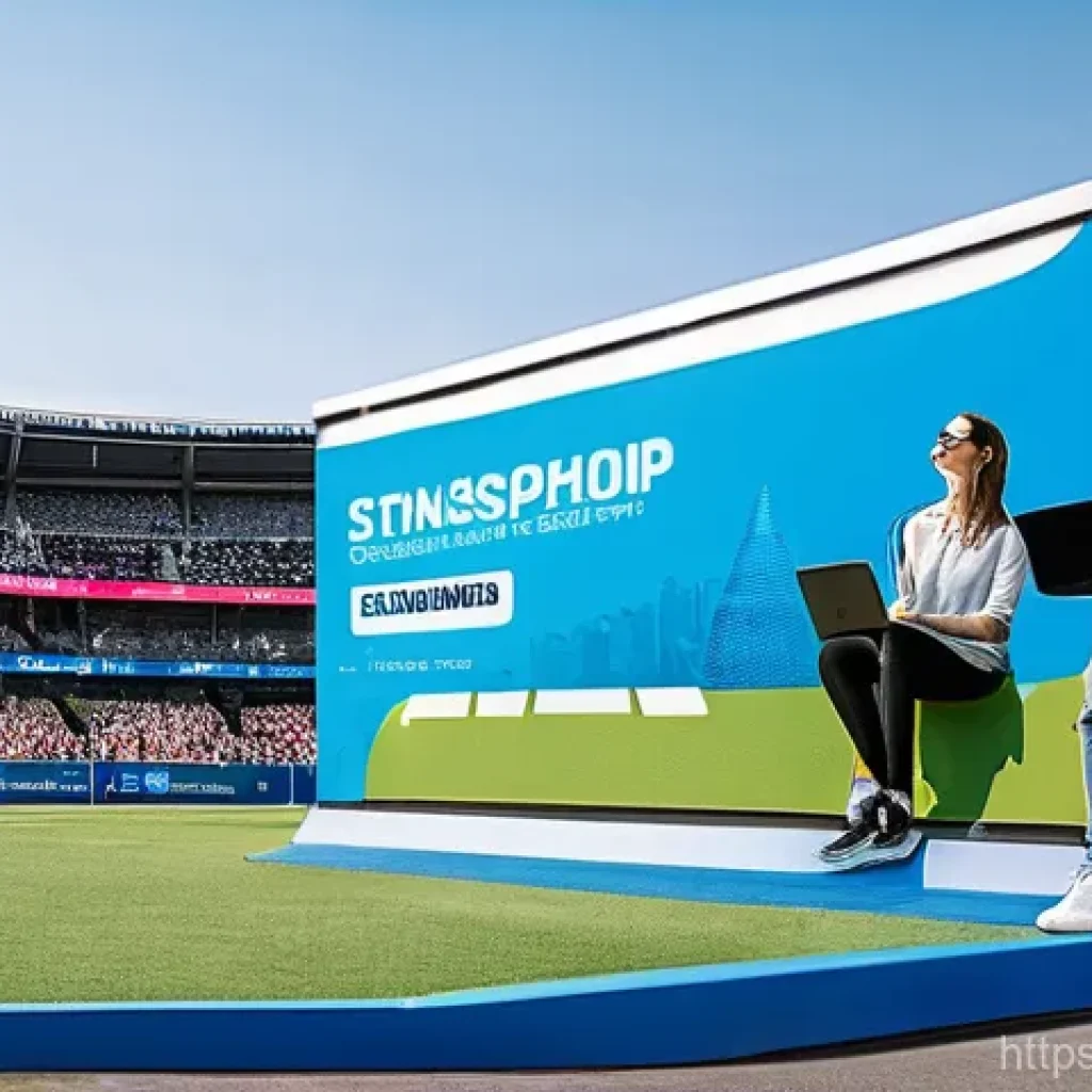 스폰서십의 필요성에 대한 인식 - **Prompt 1: The Evolution of Sponsorship from Static to Interactive**
    "A split image depicting t...