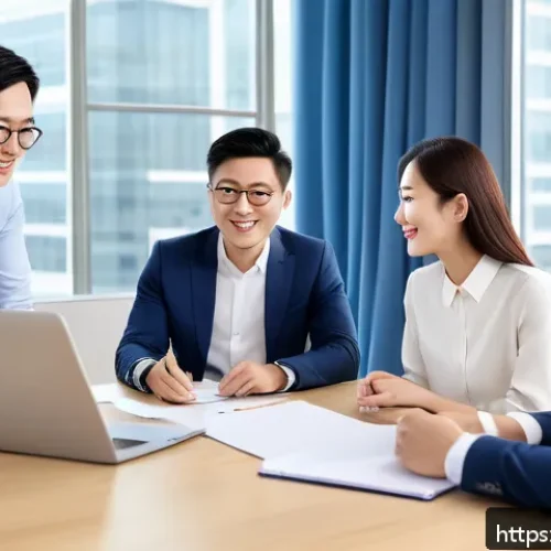 경력 스폰서와의 파트너십 구축하기 - A professional business meeting scene showing diverse partners engaged in an authentic and heartfelt...